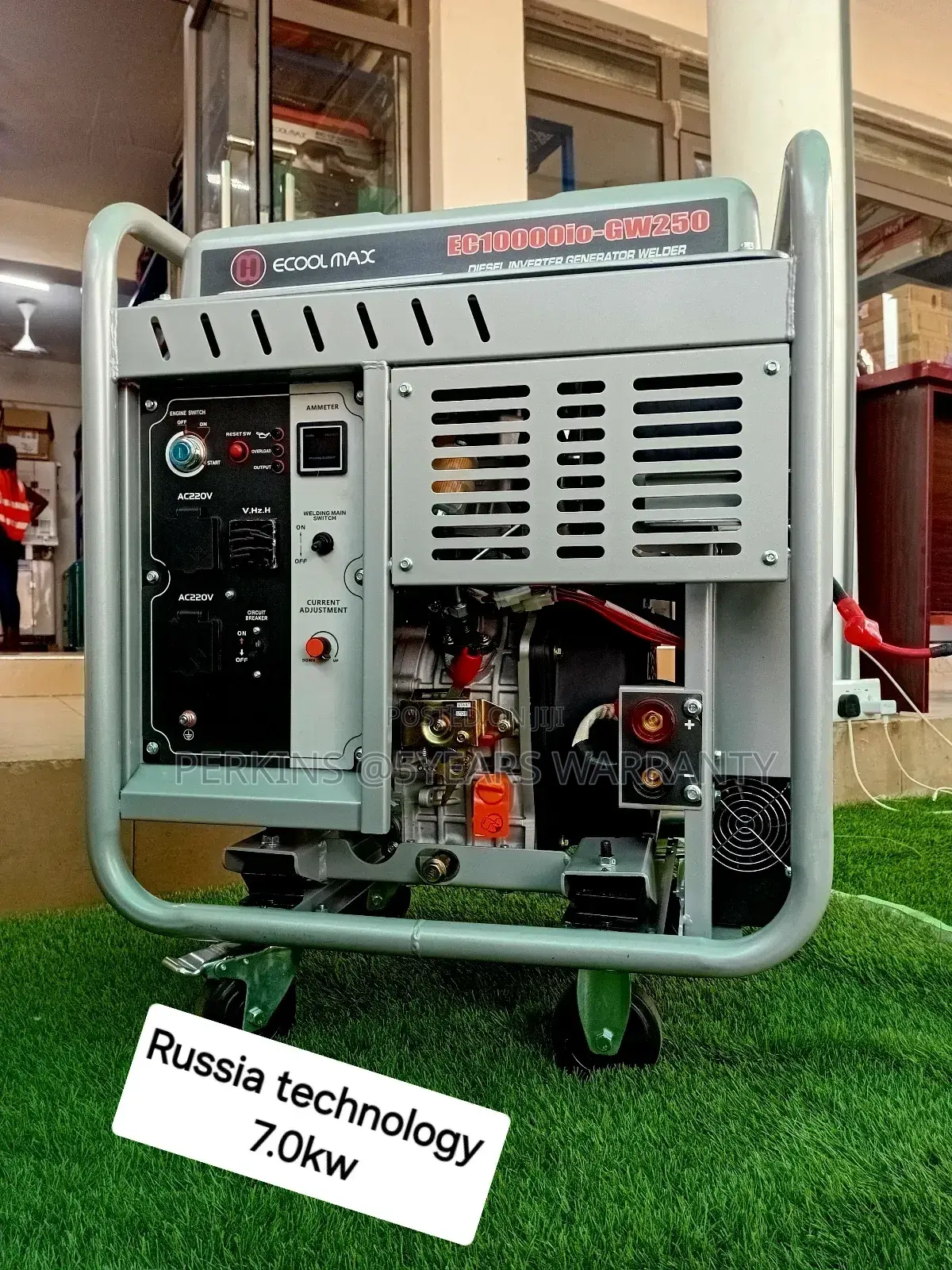Genset 7.0kw Diesel Inventer Generator Welding Ecoolmax Made