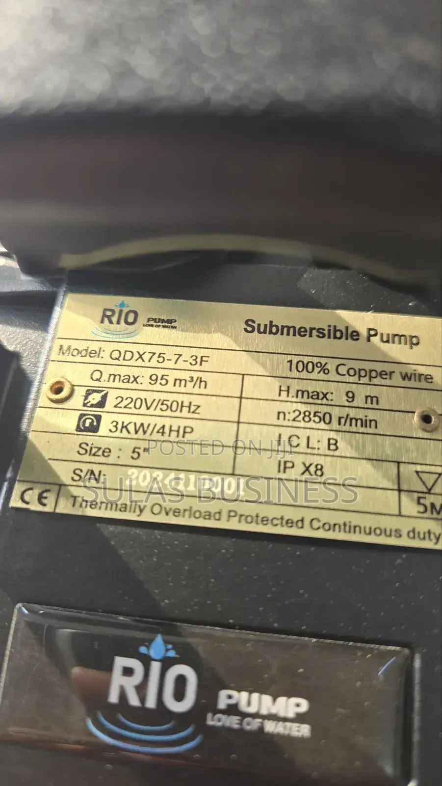 4.0 Hp Sewage Electric Pump