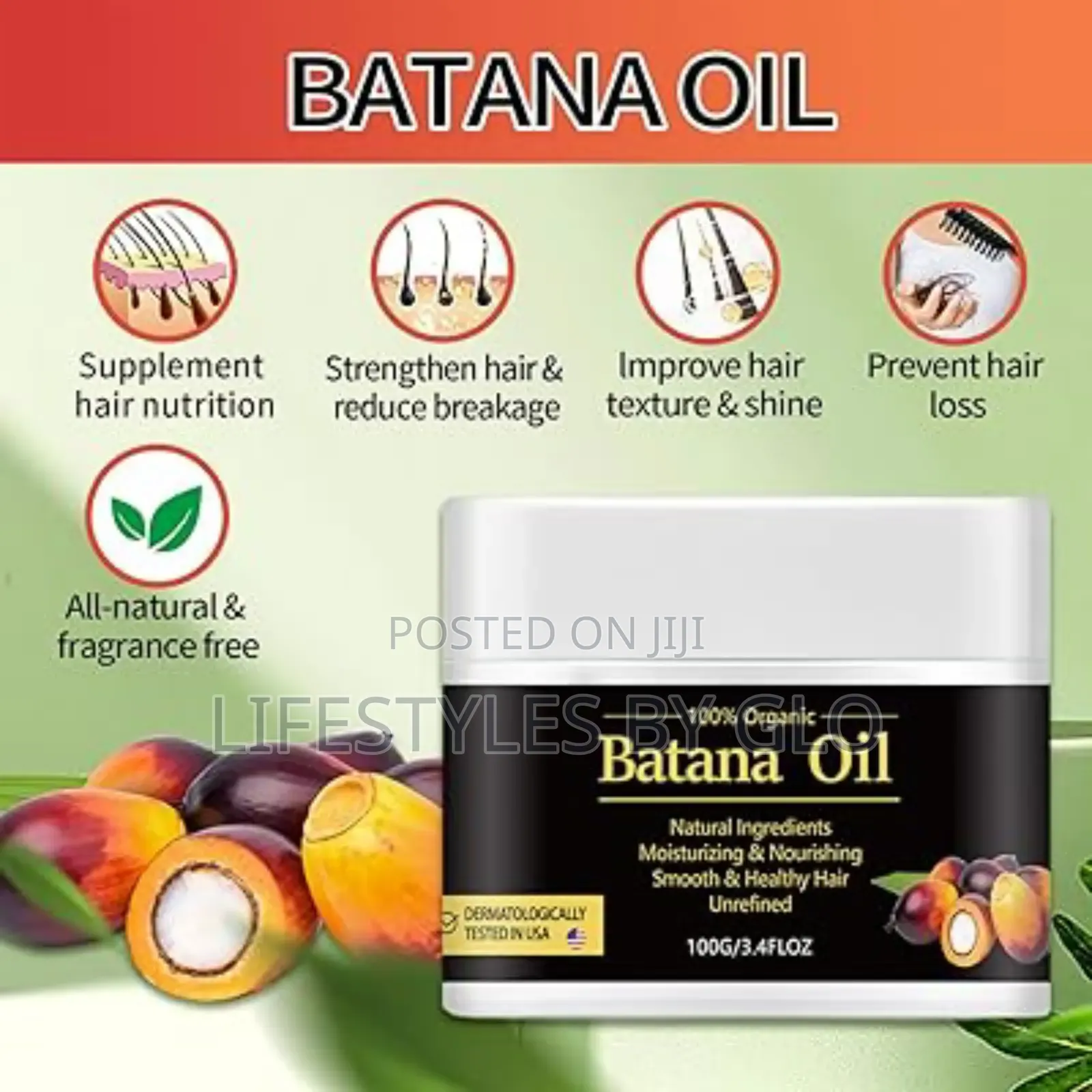 Batana Oil (100% Organic )