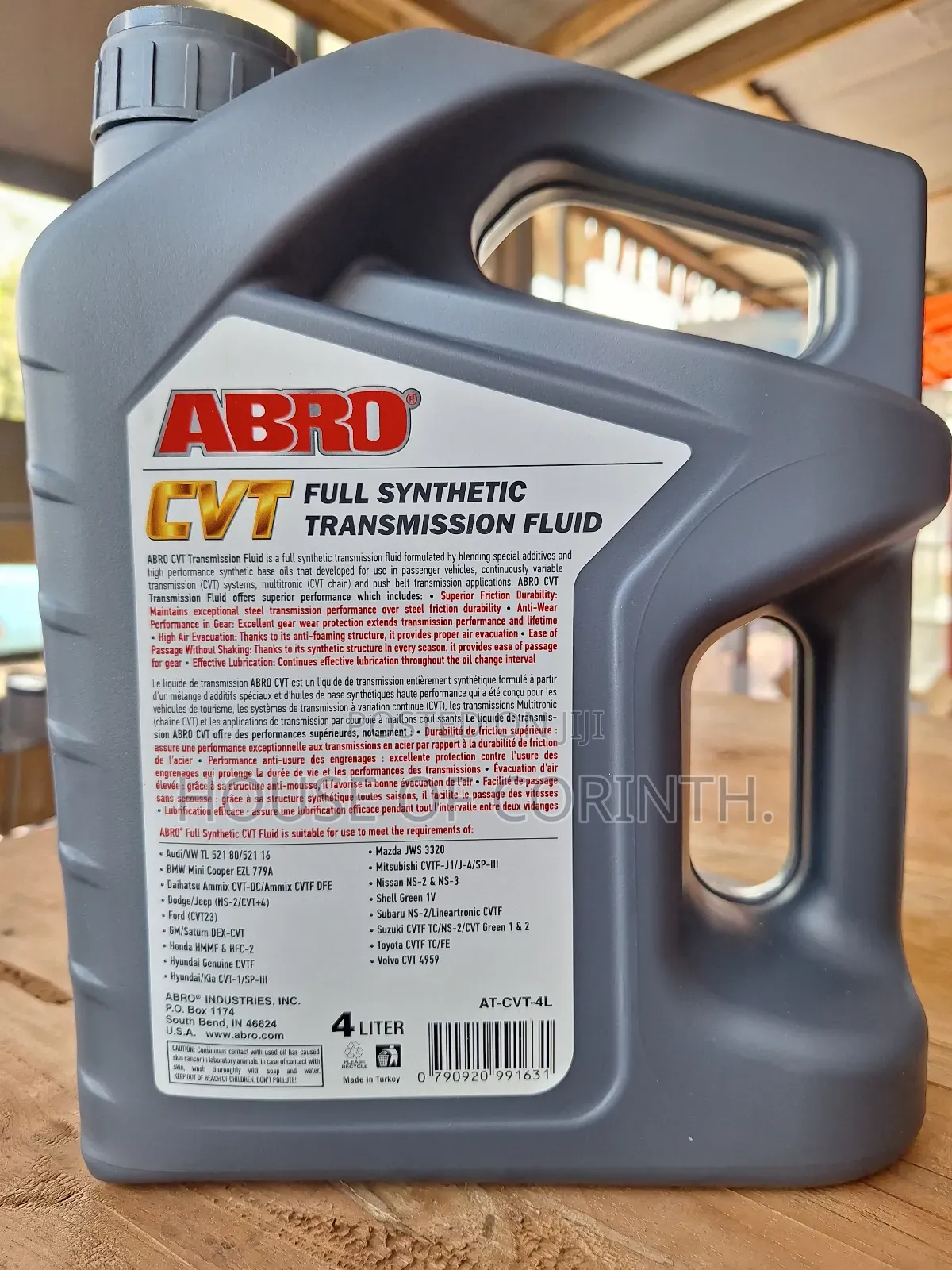 CVT Transmission Oil. Synthetic. ABRO - USA. 4L
