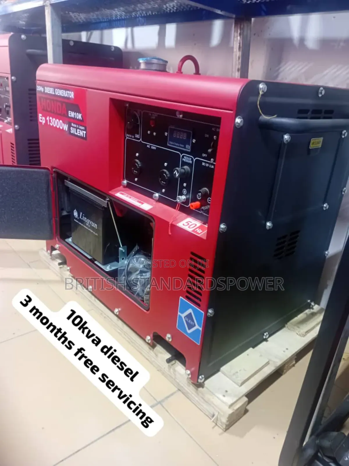 Energetic 10kva Diesel Genset With 100% Copper Engine