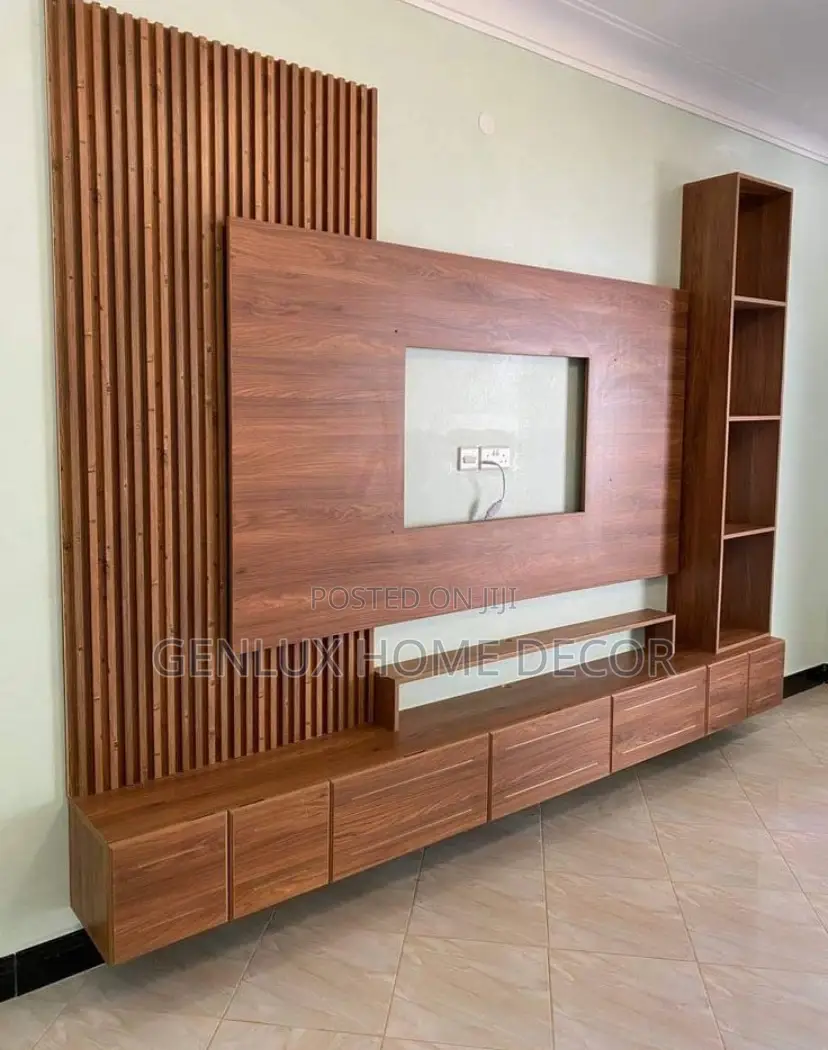 Floating Wall TV Units With Hidden Compartments
