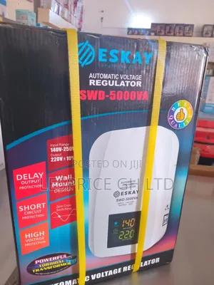 ESKAY 5kva Voltage Regulator - Safety Assured!