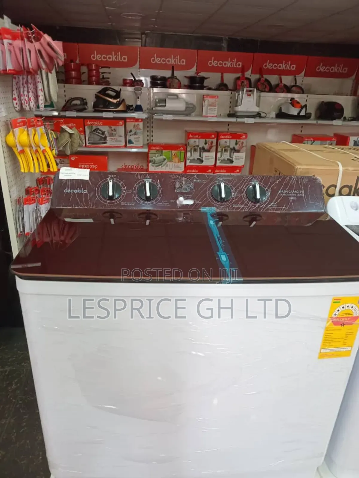 High Speed Spin at 180r/Min - Decakila 15kg Washer!