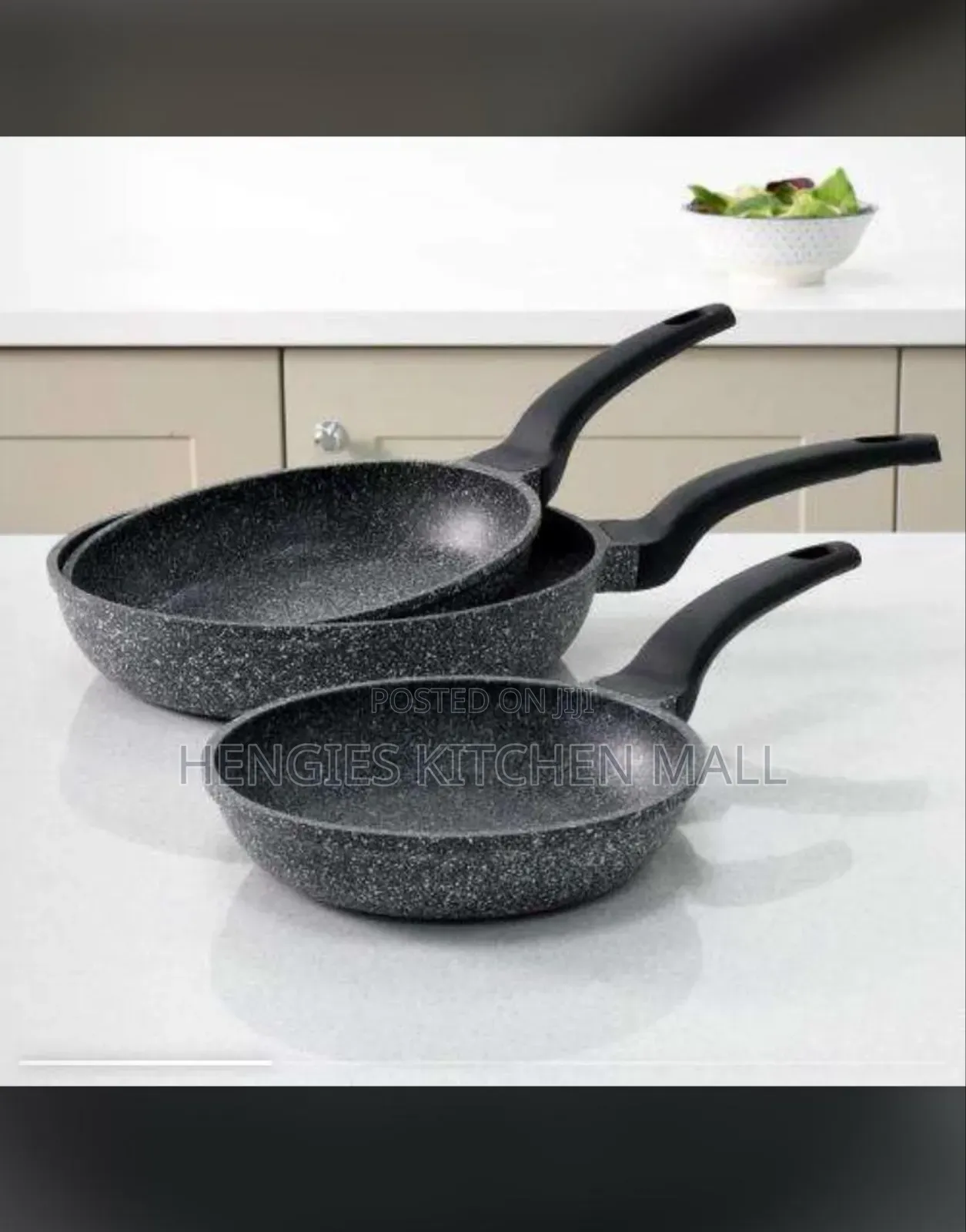 3set Granite Frying Pan