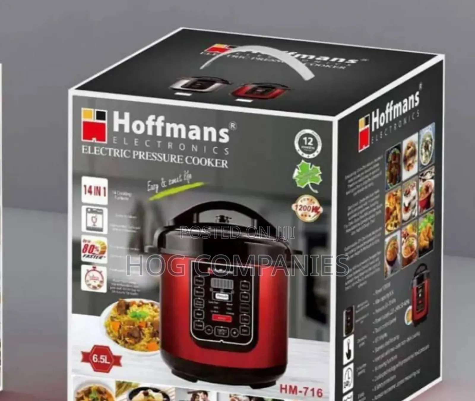 Hoffmans 6.5l,14 in 1 Multifunctional Electric Cooker