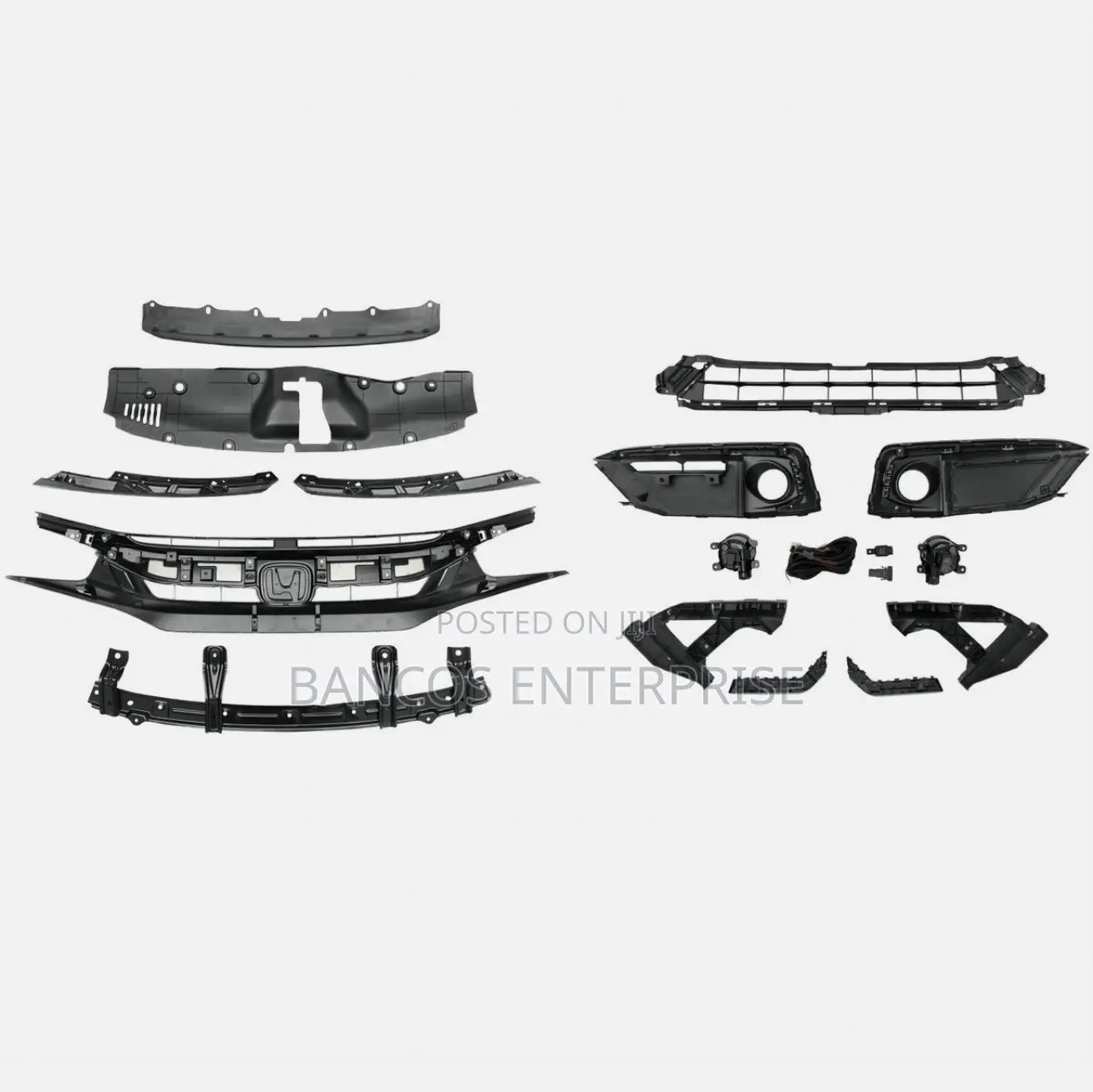 Honda Civic 2019-2021 Grilles And Fog Light