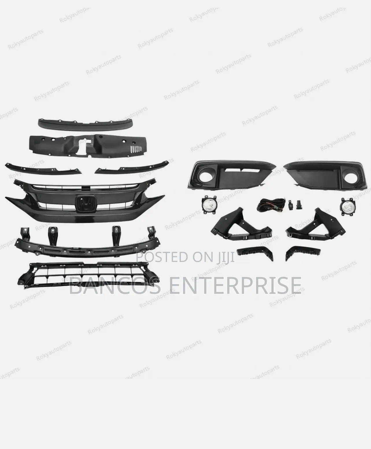 Honda Civic 2019-2021 Grilles And Fog Light