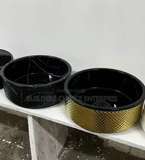 Gold And Black Countertops Basin