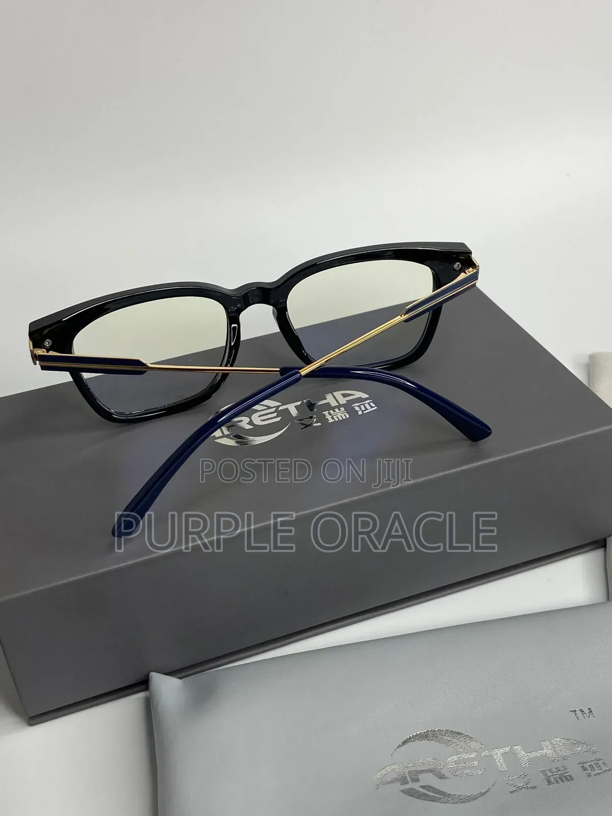 Uv-blocking Men’S Optical Frames With Screen Protection