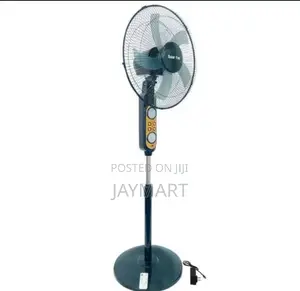High Efficiency Adjustable 16 Inches Solar Standing Fan