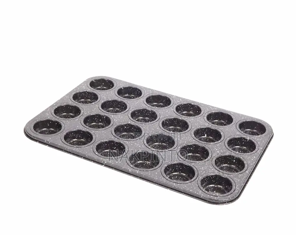 Marble Stone Mini-Muffin Baking Pan 24 Cups
