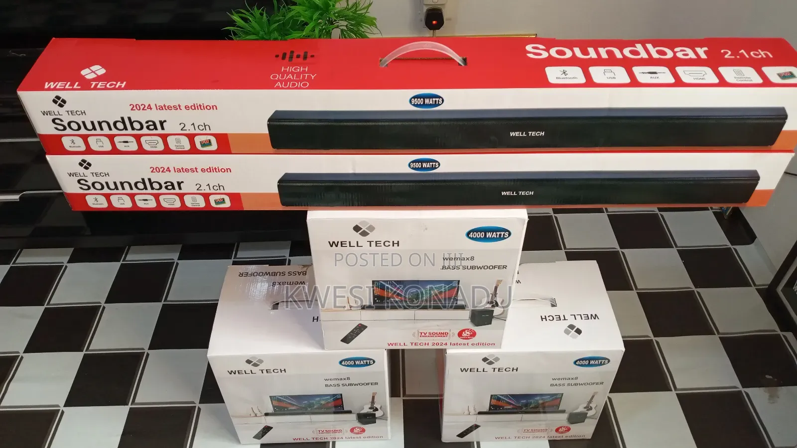 Tv Enhancement Well Tech Soundbar