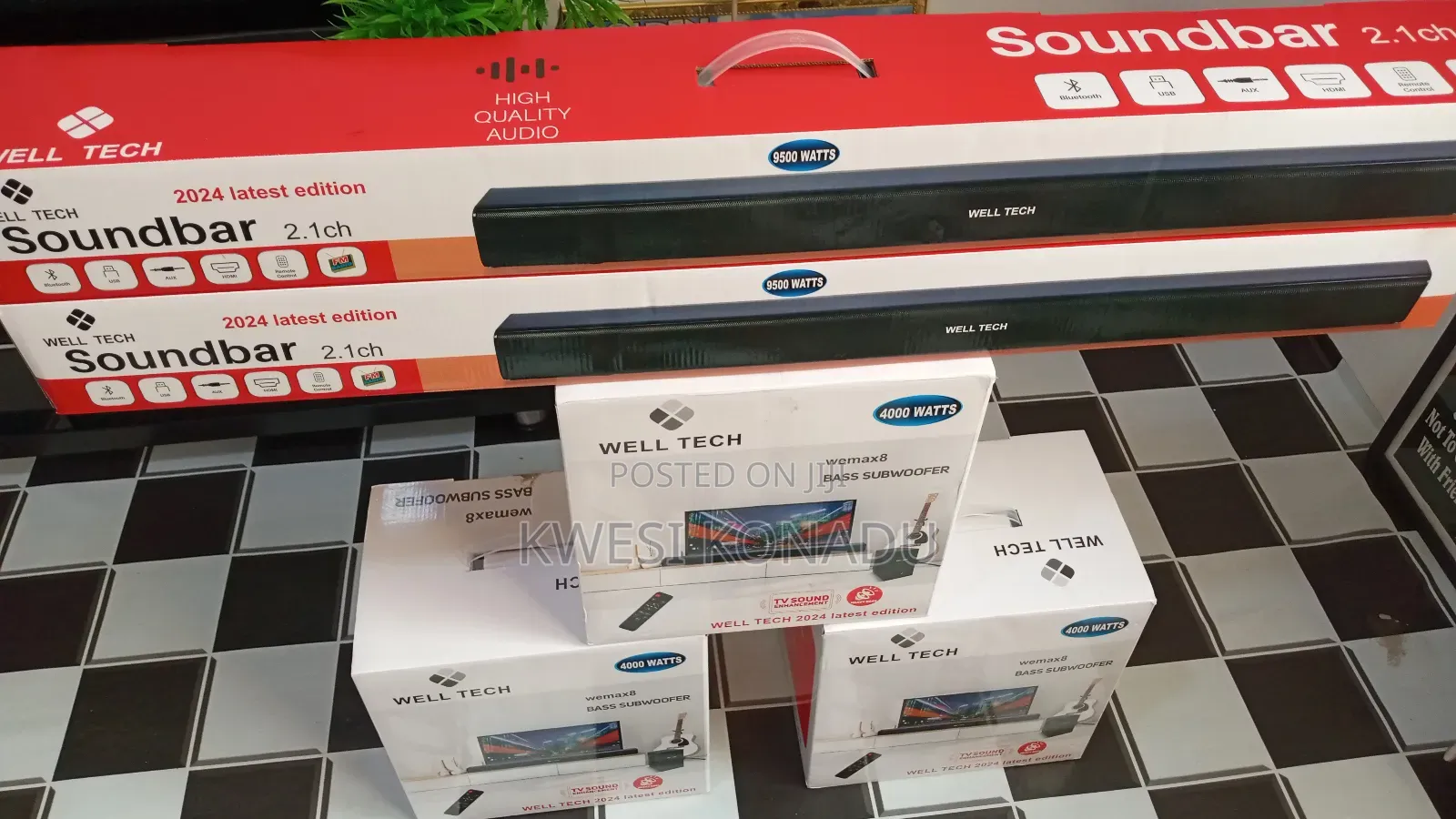Tv Enhancement Well Tech Soundbar
