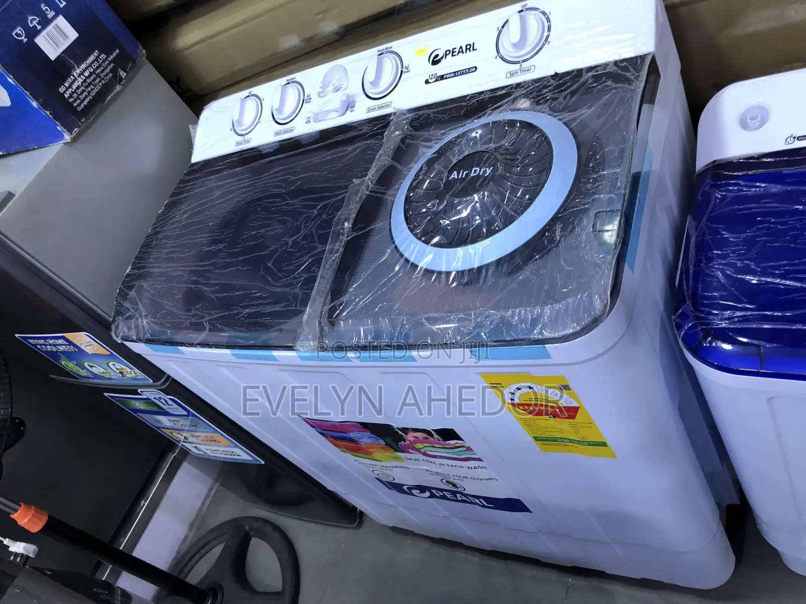 Brand New Pearl Washing Machine 12kg Twin Top Semi Automati