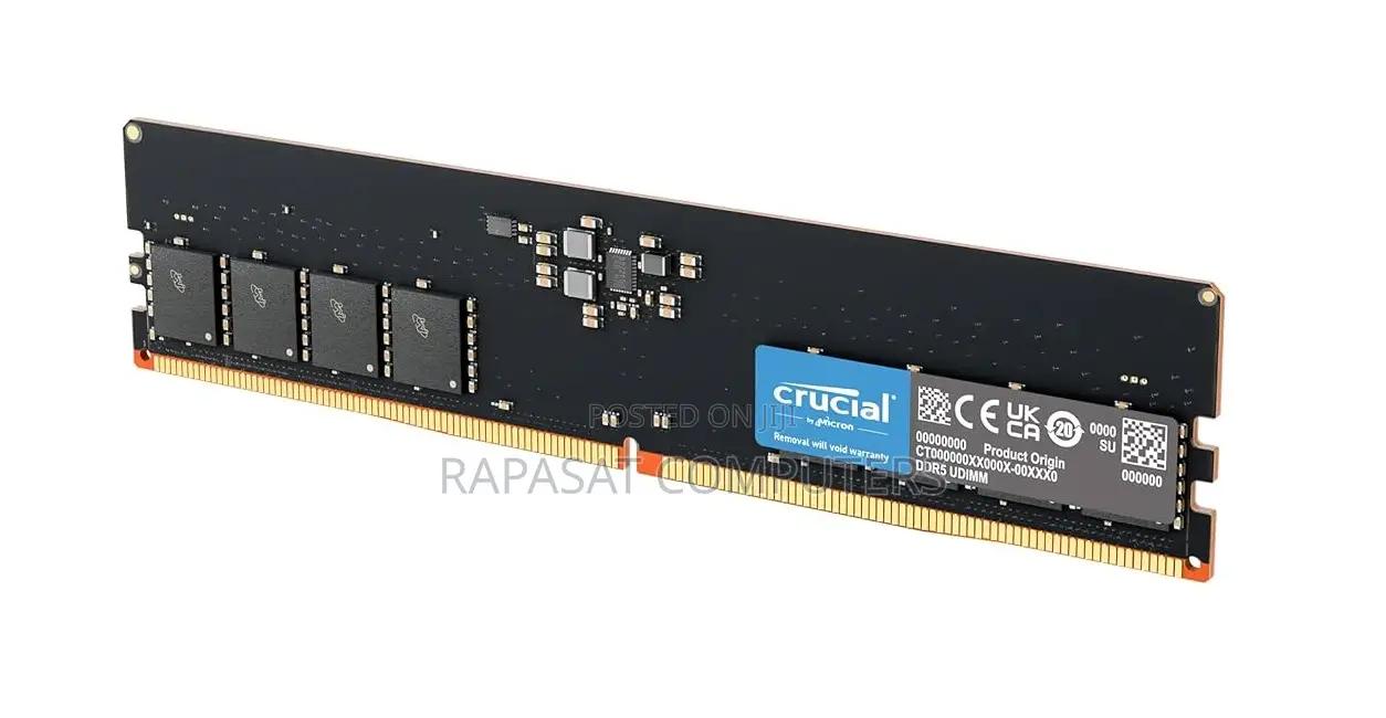 Crucial Ram 16gb Ddr5 4800mhz Cl40-Memory Desktop Ram