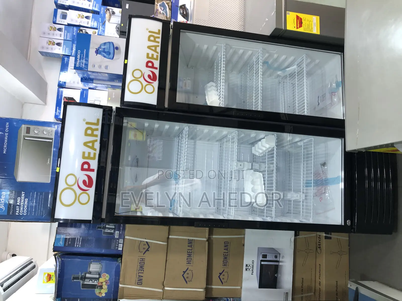 400liters Pearl Display Fridge Available as Seen