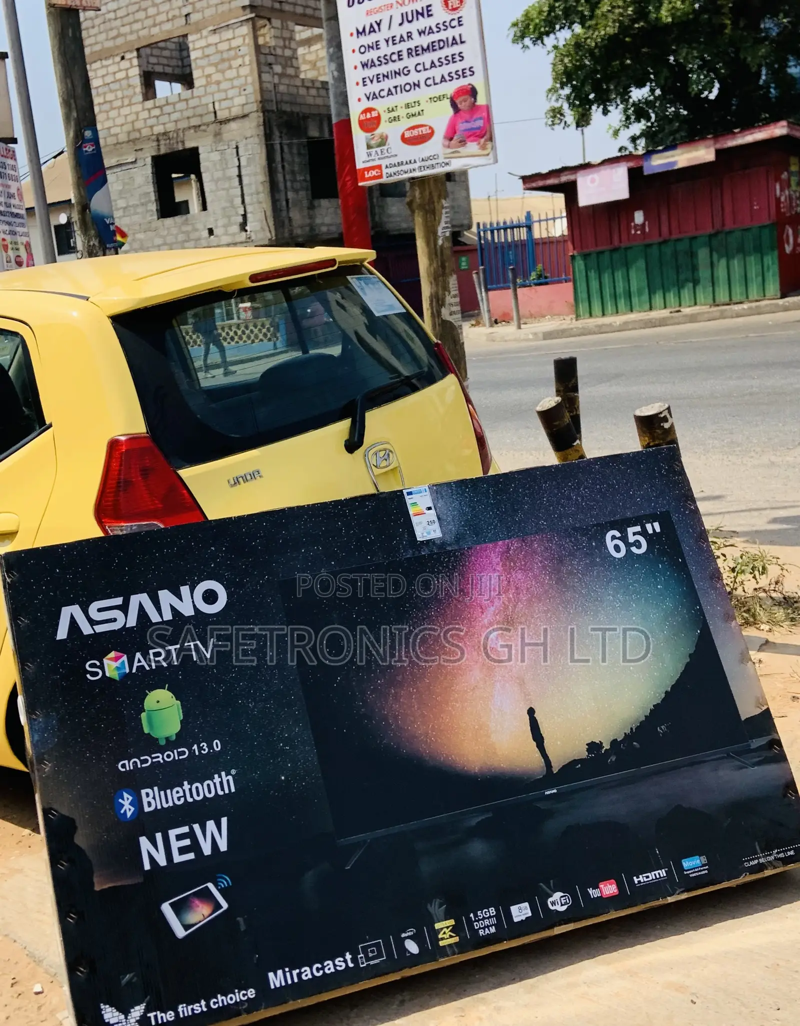 Asano Crystal Clear 65 Inch Smart UHD Led Android Tv