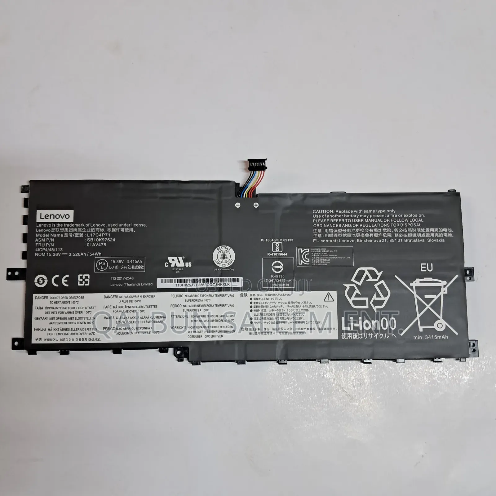 New Lenovo L17M4P71 Laptop Battery For X1 Yoga 3rd Gen 2018