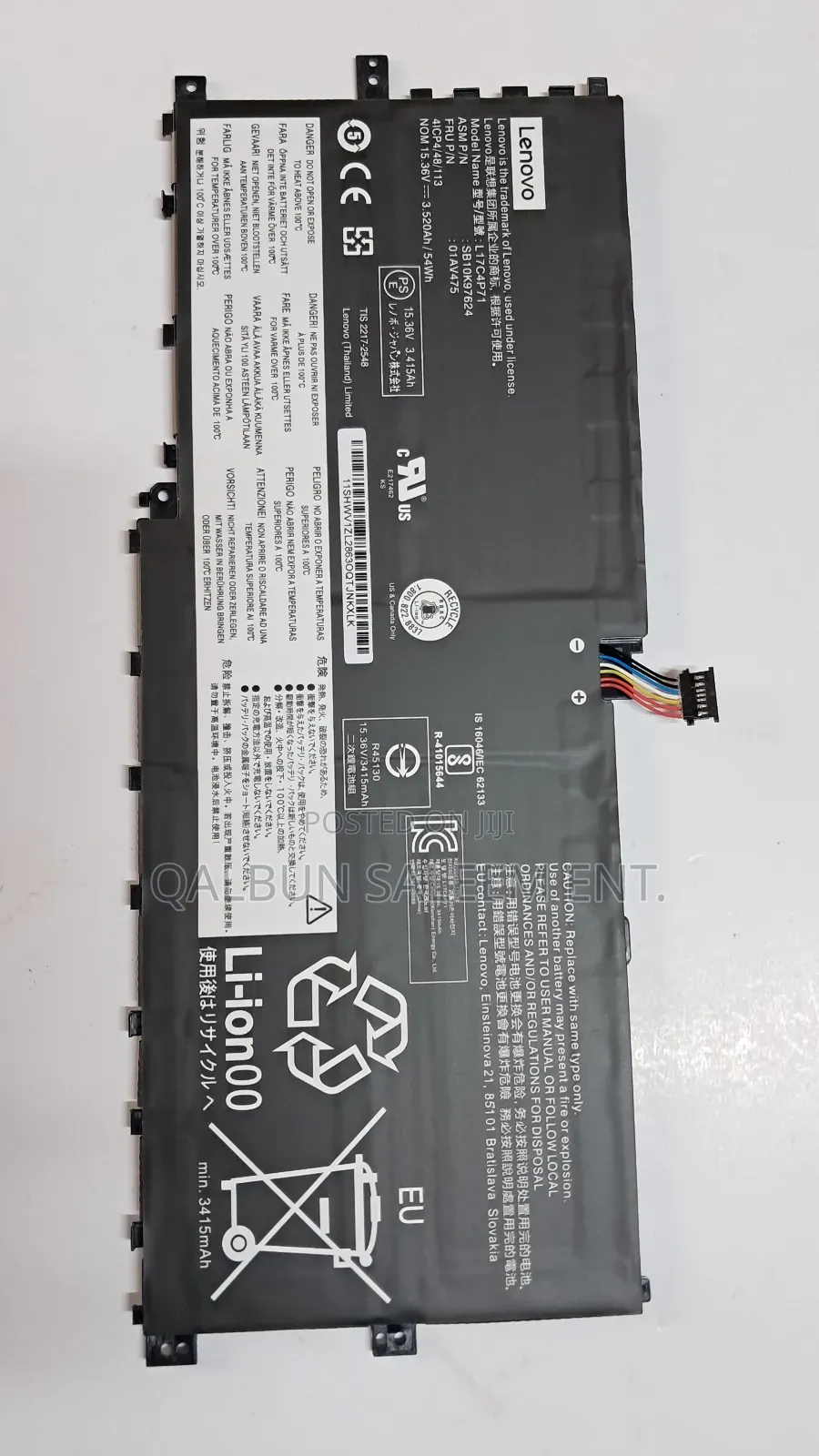 New Lenovo L17M4P71 Laptop Battery For X1 Yoga 3rd Gen 2018