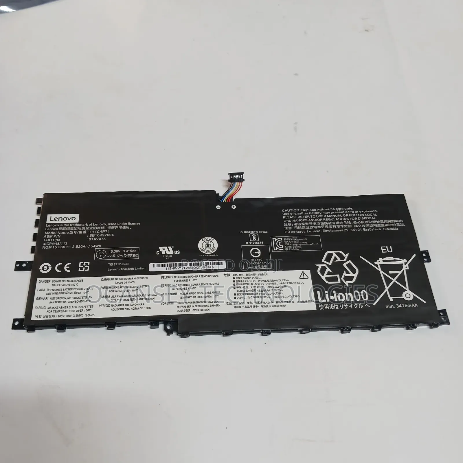 Lenovo L17c4p71 Laptop Battery for Thinkpad X1 Yoga 3rd Gen