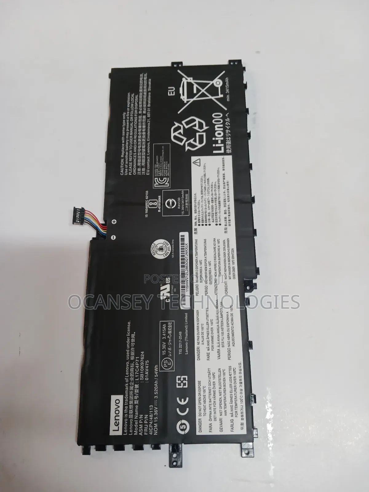 Lenovo L17c4p71 Laptop Battery for Thinkpad X1 Yoga 3rd Gen