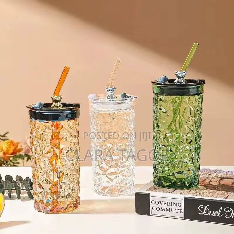 Glass Water Bottle/Cup for Your Drinks and Tea