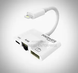 Promate 3-in-1 OTG Lighting Hub —Gigalink-I
