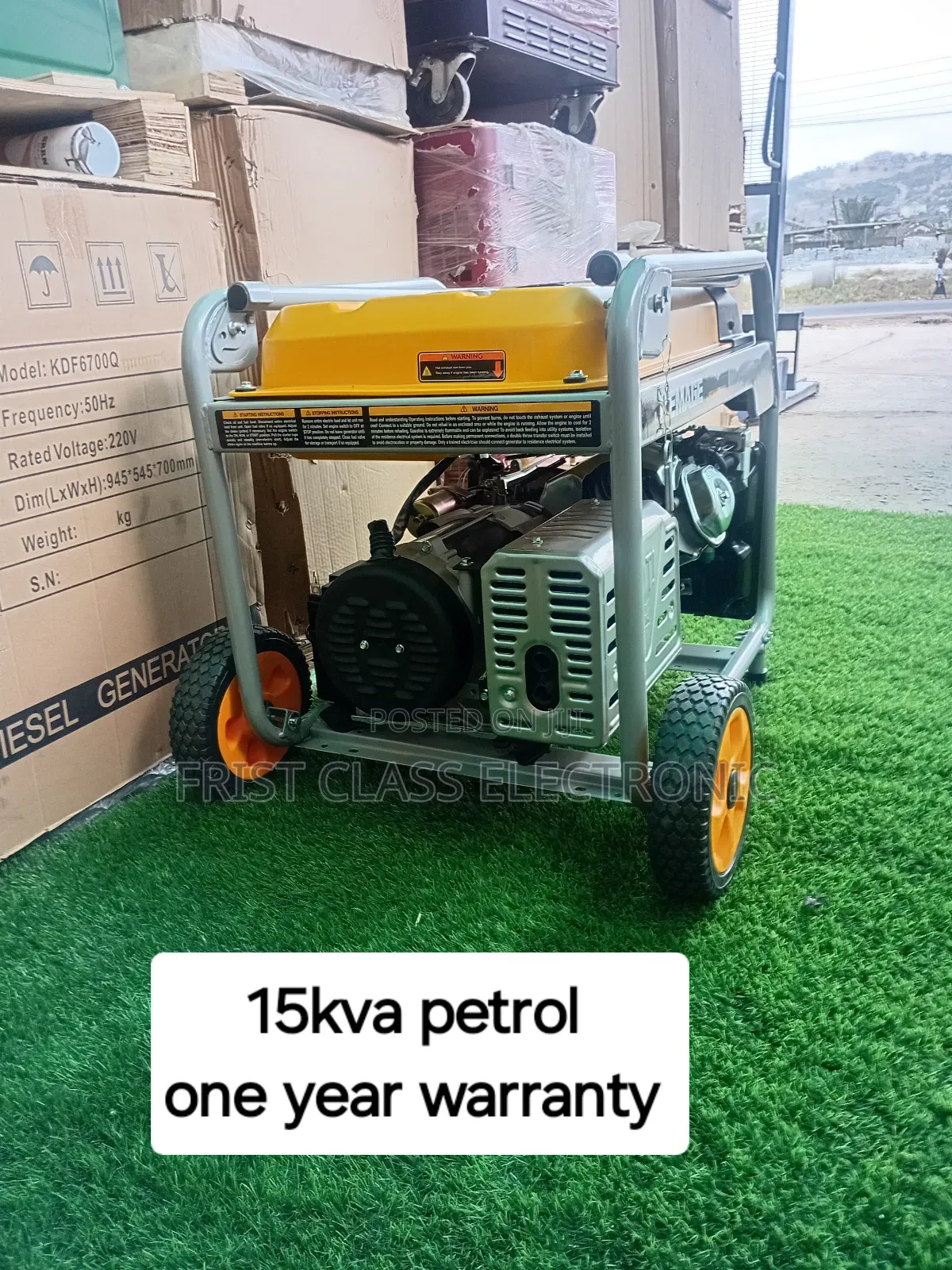 Heavy Duty 15kva Petrol Genset