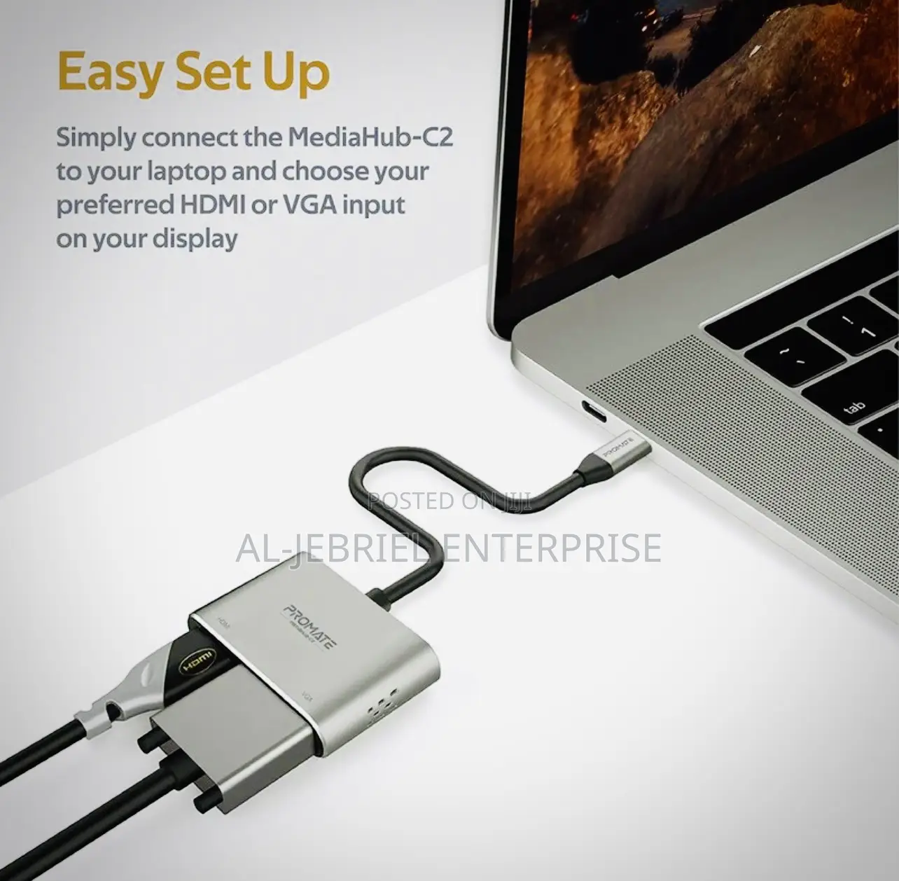 Promate Multiport USB-C Adapter