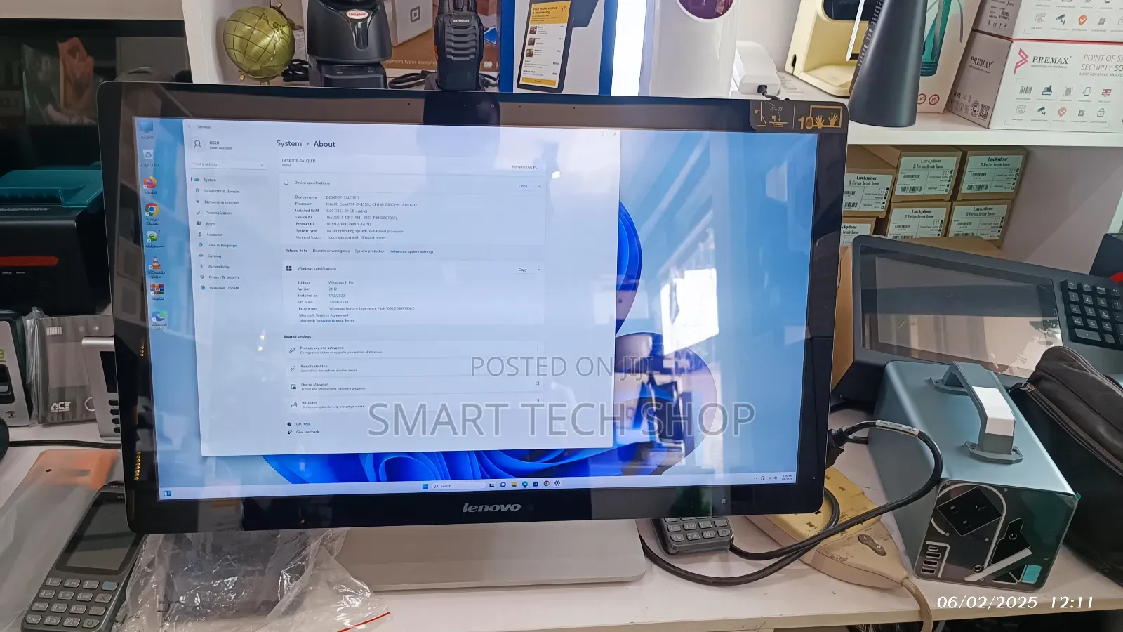 Desktop Computer Lenovo Ideacentre AIO 730S 8GB Intel Core I7 SSD 500GB