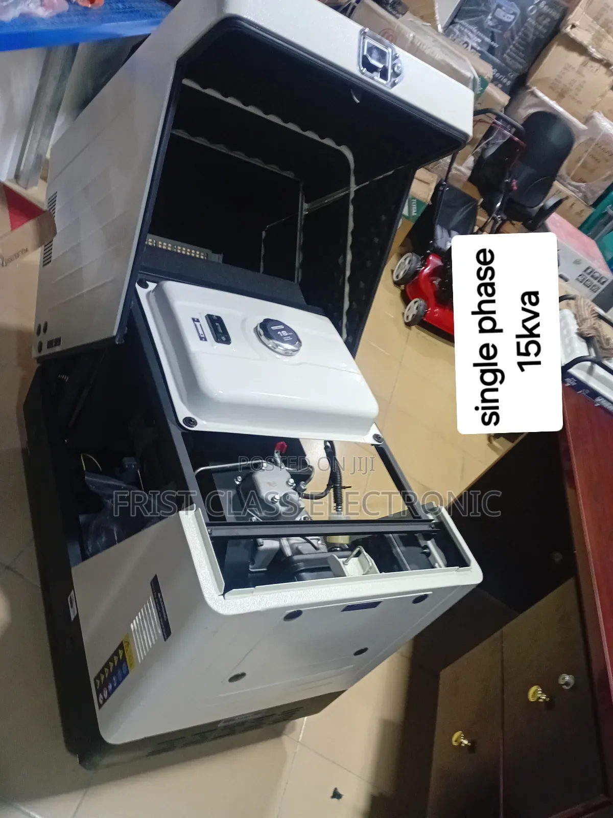 Quality Single Phased 15kva Silent Genset