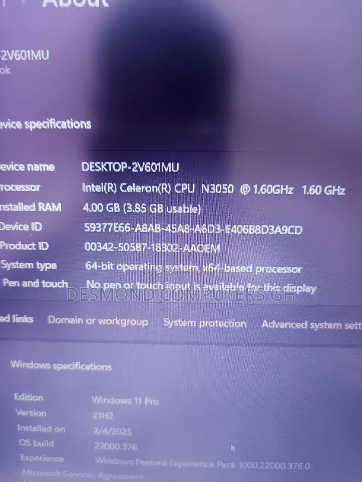 Laptop HP Stream Notebook 4GB Intel Celeron HDD 500GB