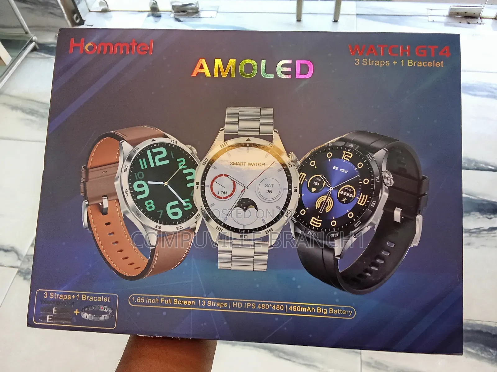 Homtel Amoled Watch