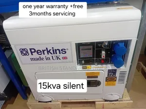 For Sale Diesel 15kva 16500watt Silent Perkins Generator