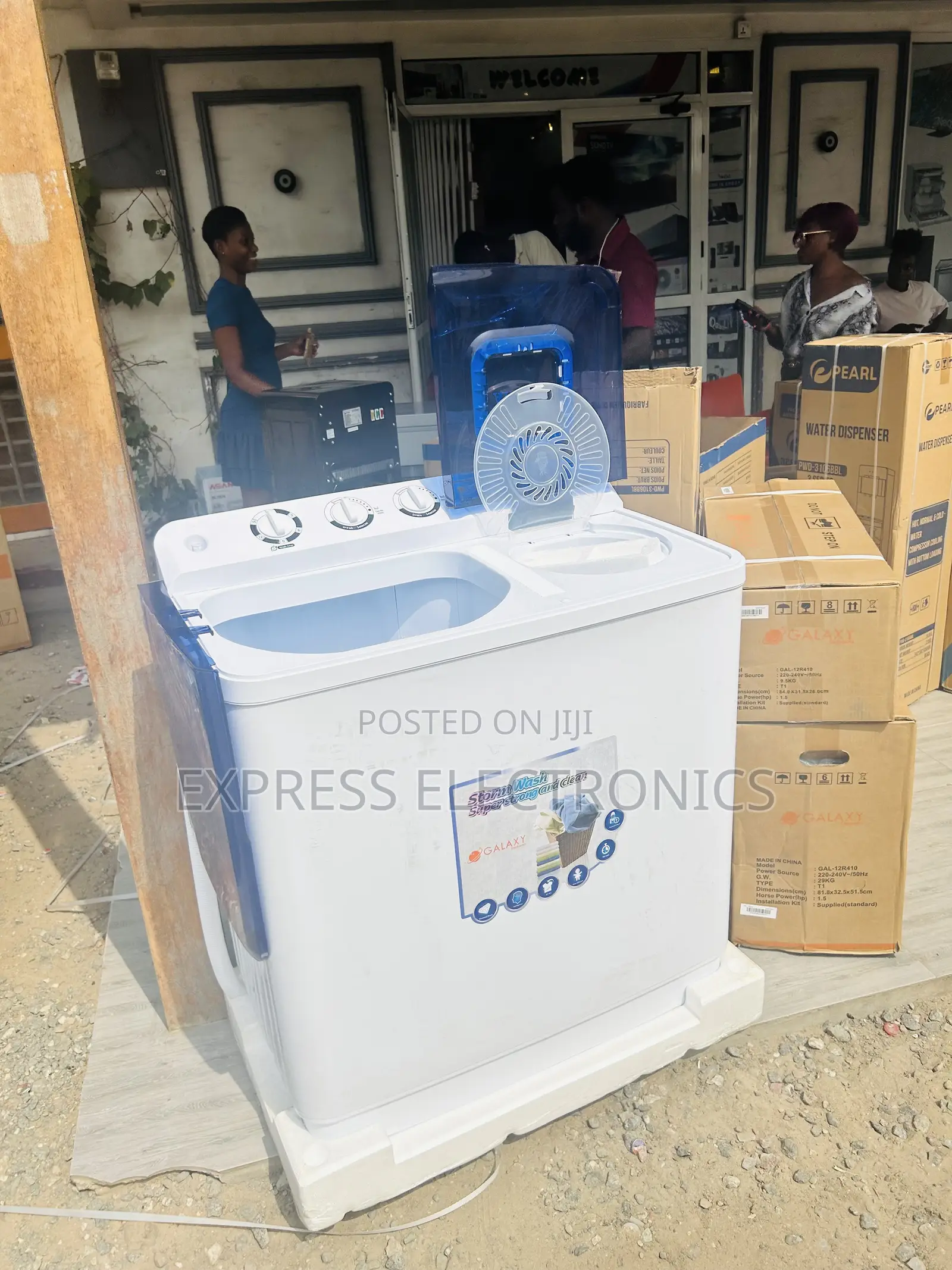 Available Now at Store Galaxy 13kg Topload Twintub