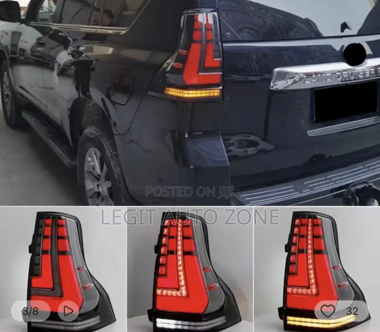 Land Cruiser Prado 2012-2022 LED Taillights Full Led