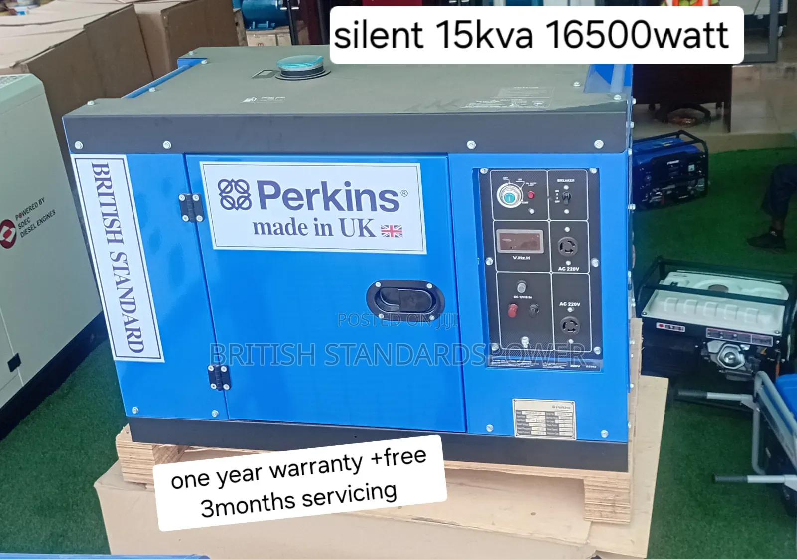 Proper Perkins Diesel Engine 15kva 16500watt Silent 15kva