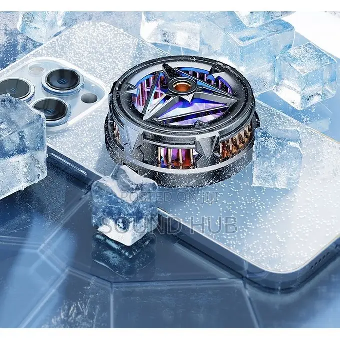 Magnetic Ice Phone Cooling With Plate And Clipper