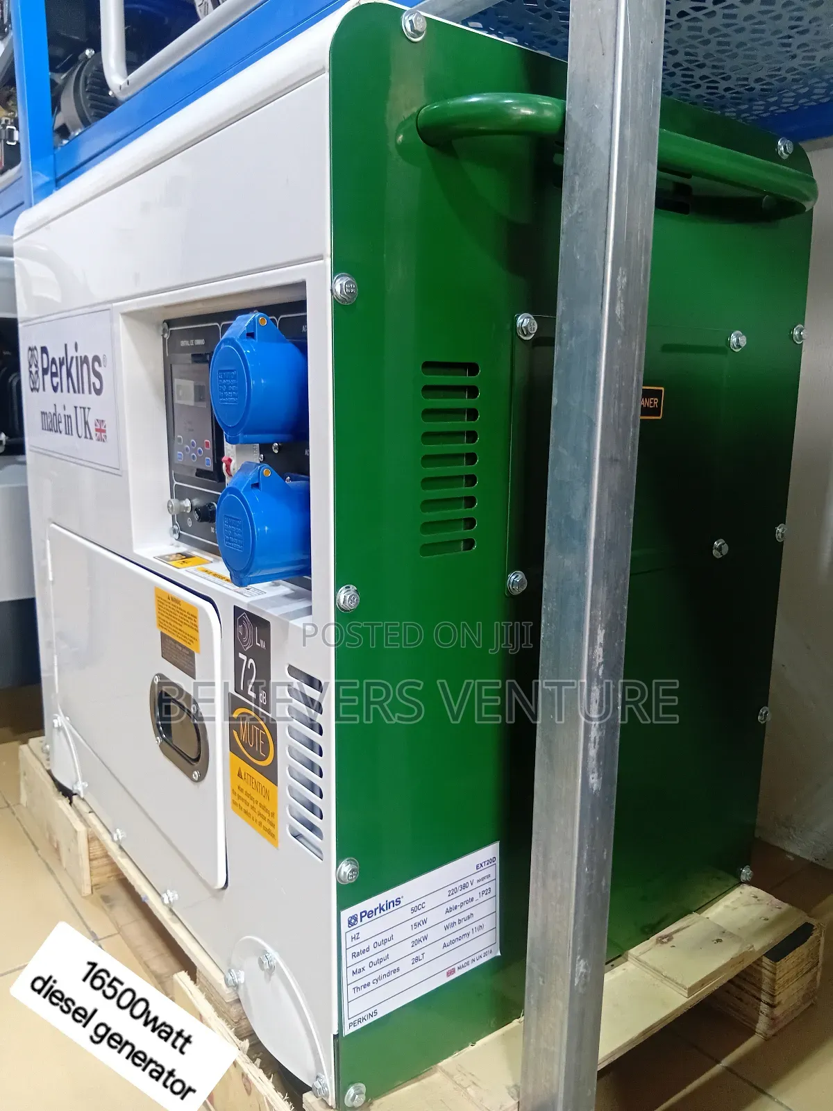 Super Efficient 10kva UK Generator 13000watt Keystart Silent