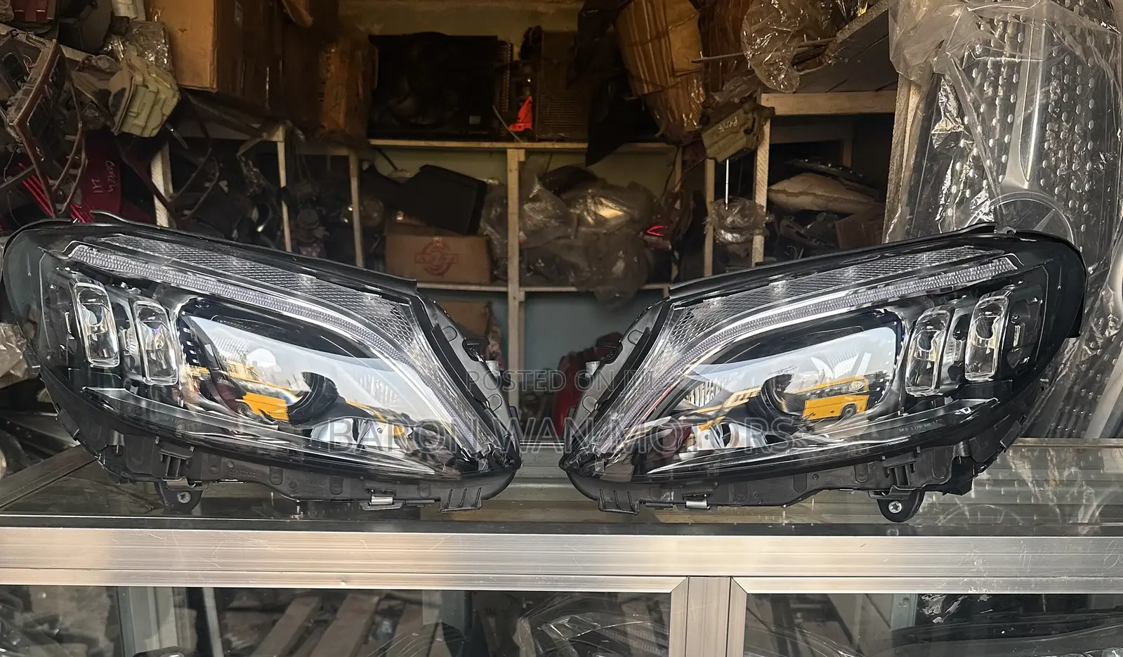 W205 C300 2020 Head Light Twin Eye