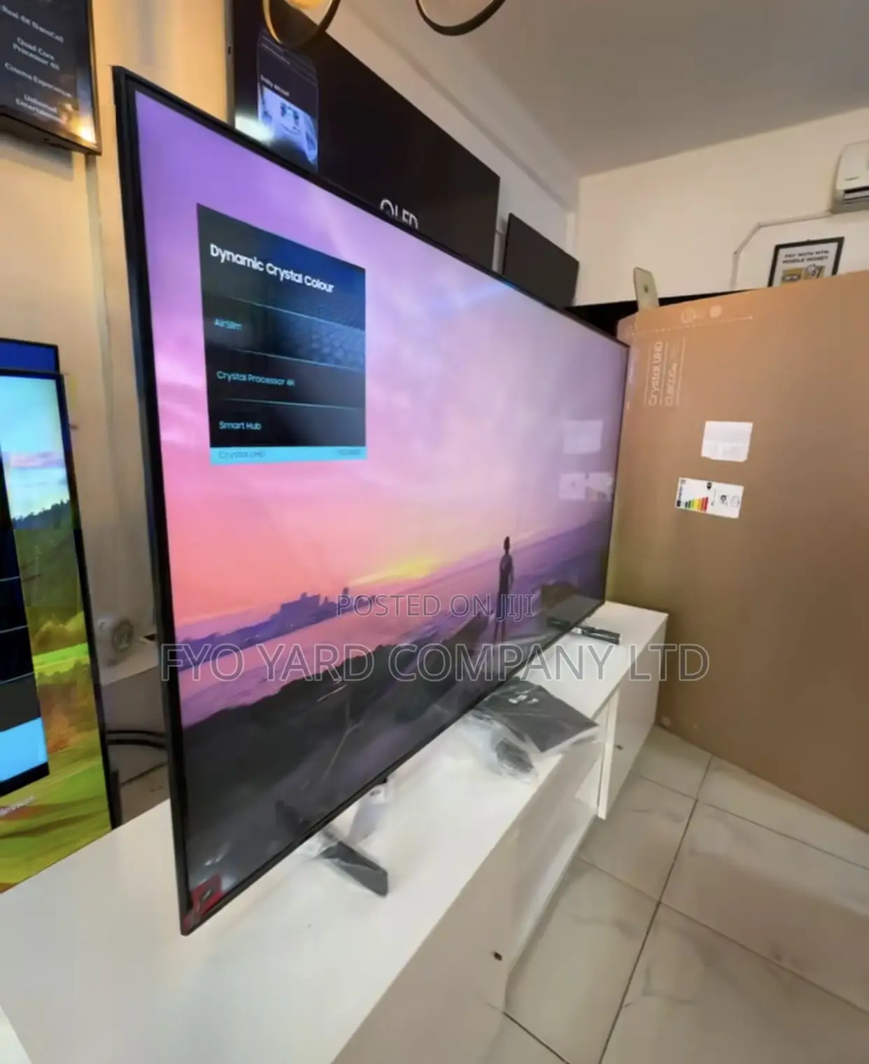 Ultra Slim Design Samsung 55-Inch Class Crystal Uhd Smart
