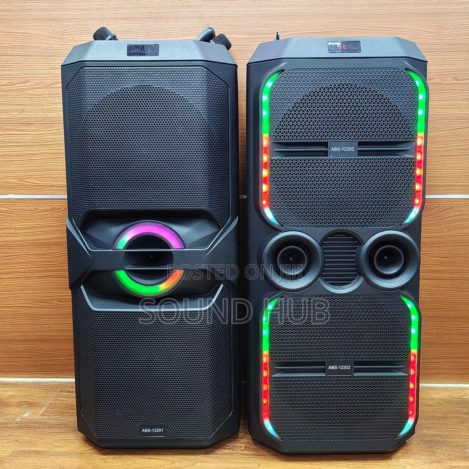 Dual 10 Inch Professional Stereo Subwoofer With Wireless Mic