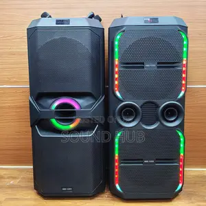 Dual 10 Inch Professional Stereo Subwoofer With Wireless Mic