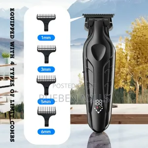 Premium Kemei Hair Cutting Kit Cordless Barbering Machine
