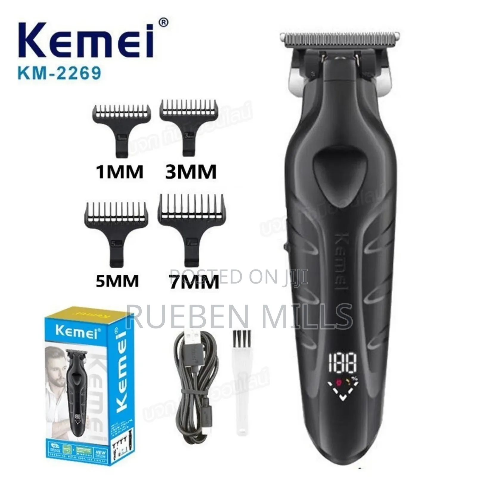 Precision Cut Professional Kemei Skin Barbering Machine