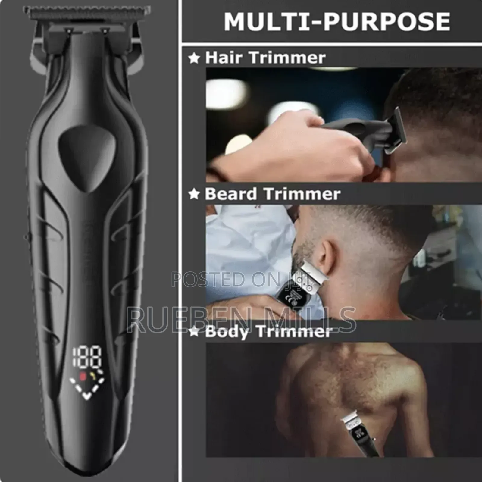 Precision Cut Professional Kemei Skin Barbering Machine