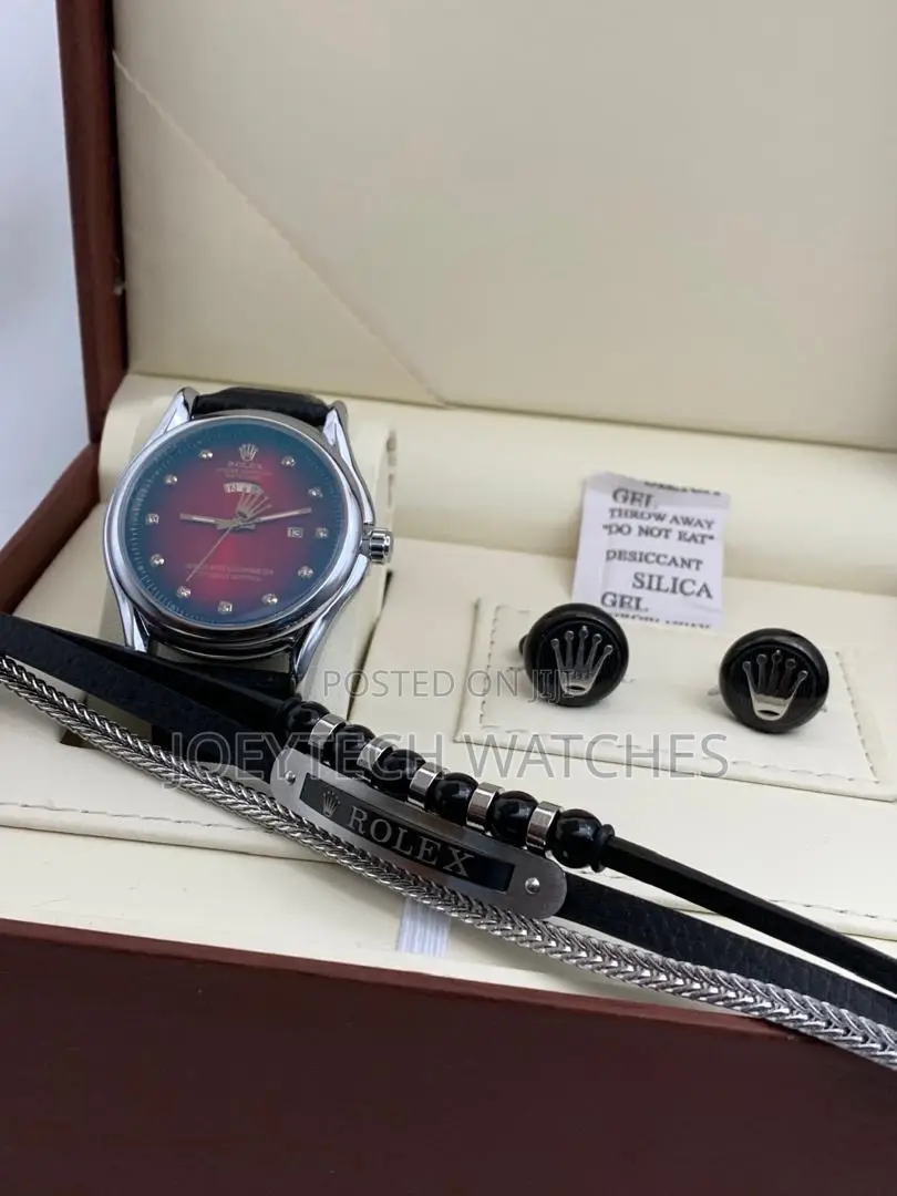 Men Valentine Watch Set