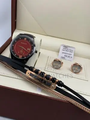 Men Valentine Watch Set