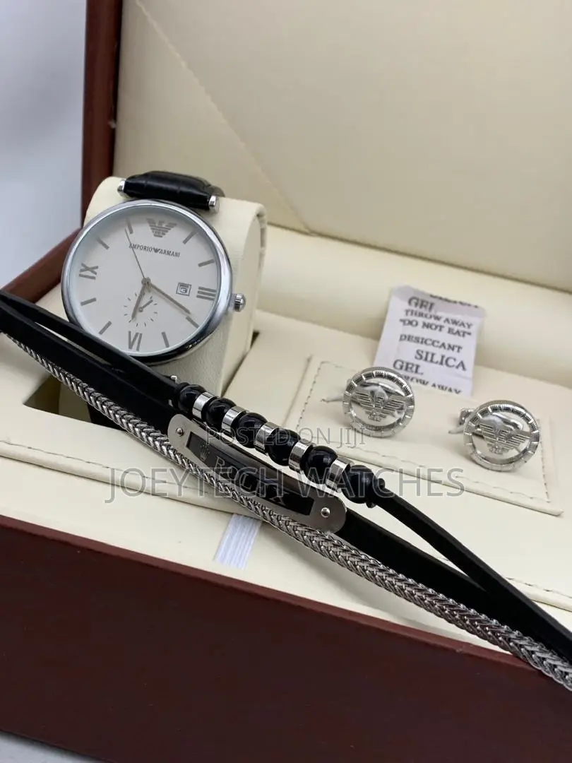 Men Valentine Watch Set